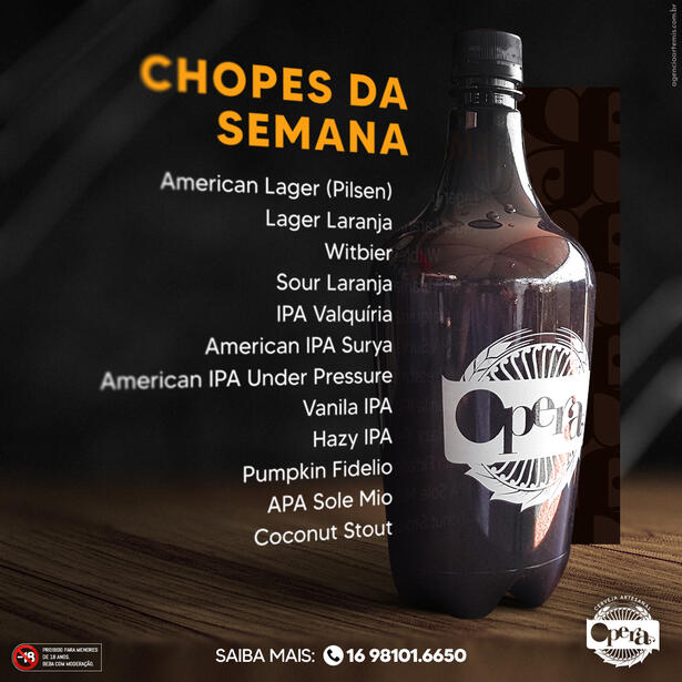 Chopes da Semana - Opera